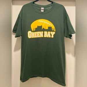 VTG 80s 90s Gildan Green Bay Packers NFL American Football Graphic T-Shirt - L